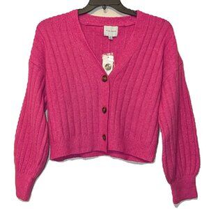 NWT PINK ROSE Womans Pink Sweater